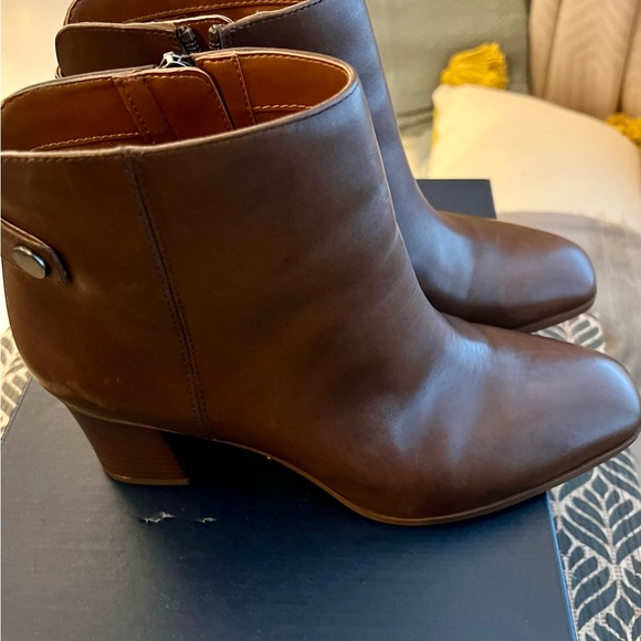Cole Haan Brown Ankle Booties - Picture 6 of 7